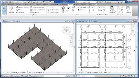 Autodesk Revit 2017 Tutorial-How to Draw Structural Slab