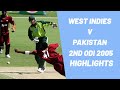 West Indies V Pakistan | 2nd ODI 2005 | Full Highlights