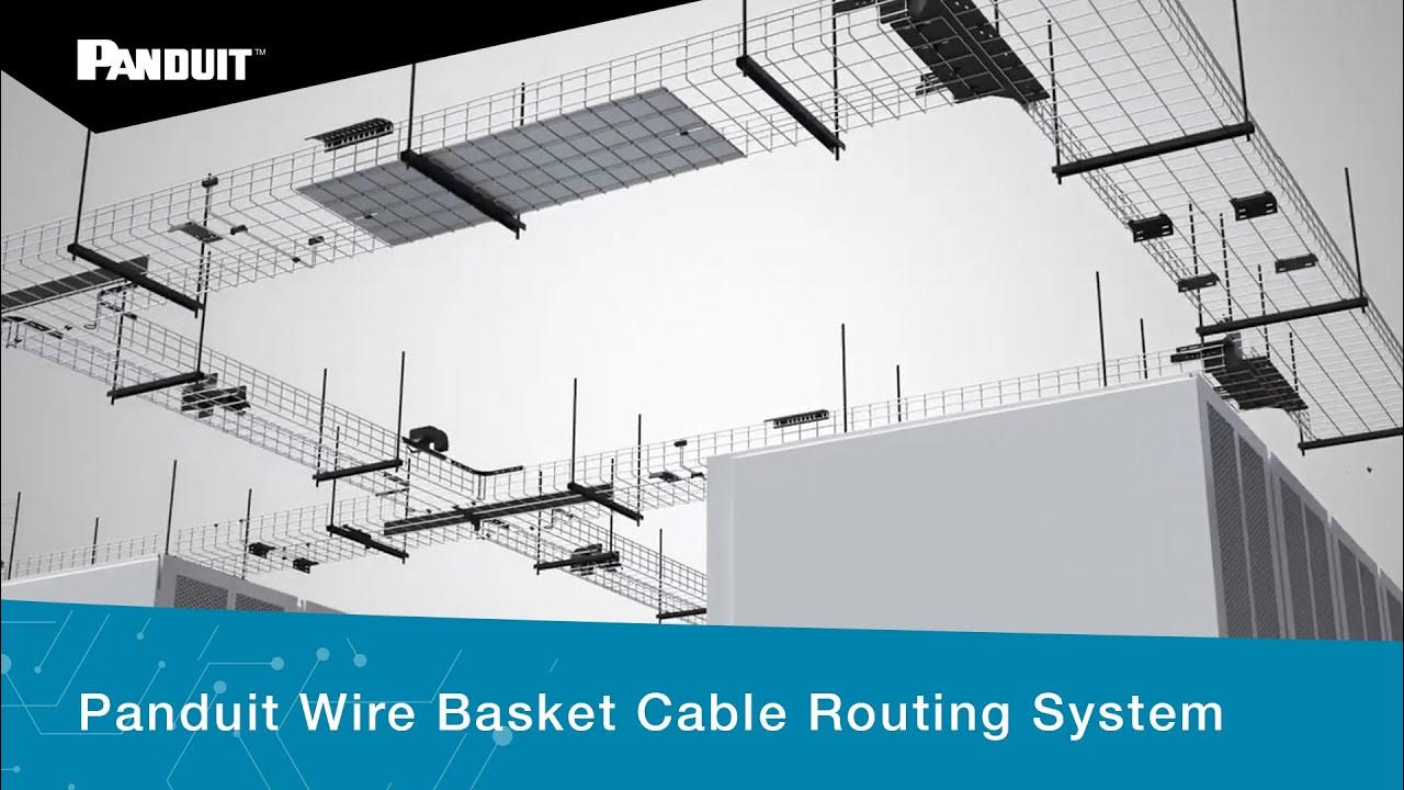 Wire Basket Cable Routing Solution YouTube