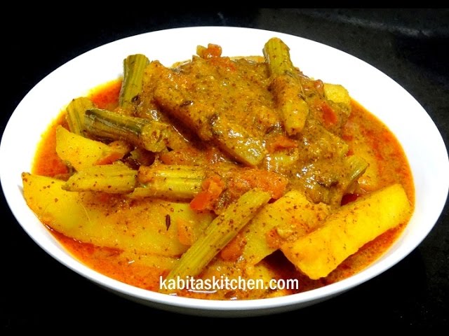 Super Tasty Drumstick Curry-Drumstick in Mustard Gravy-Drumstick Potato Curry-Drumstick Masala | Kabita Singh | Kabita