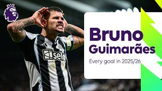 All 9 goals Bruno Guimaraes from the Premier League 25/26 season