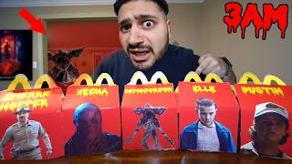 DO NOT OPEN ALL STRANGER THINGS HAPPY MEALS AT 3 AM!!