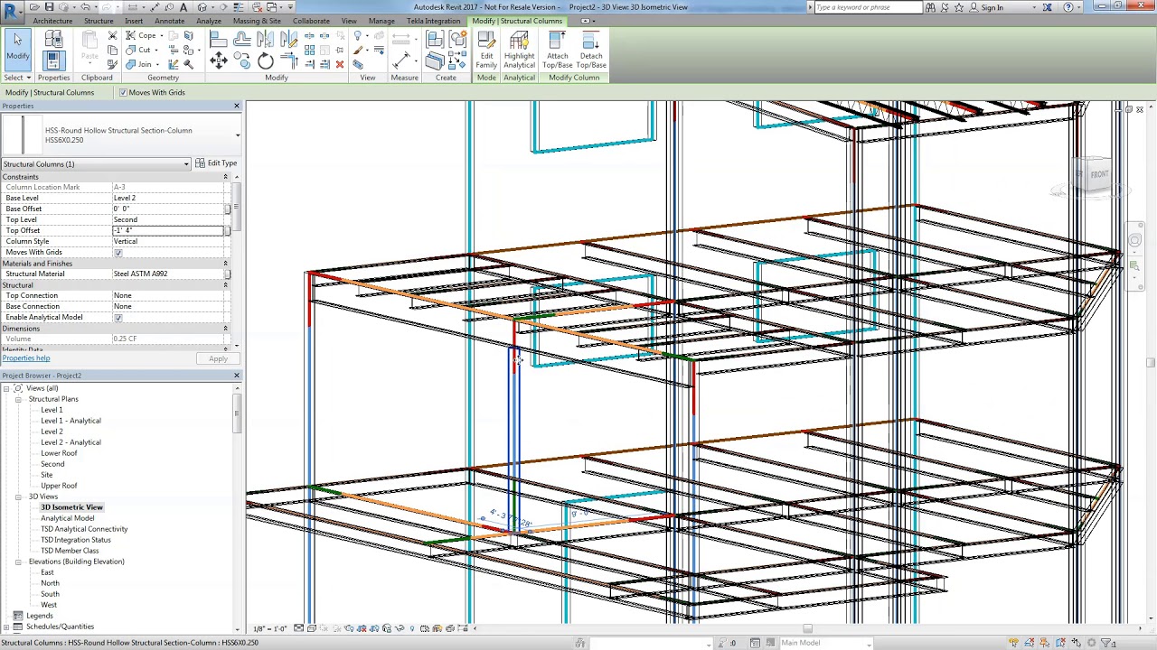 revit viewer Tekla Structural Designer to Revit Integration