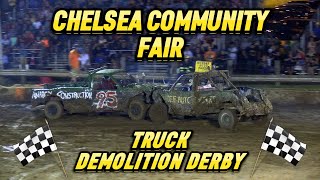 Truck Demolition Derby Chelsea Community Fair 2023