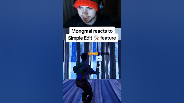 MONGRAAL REACTS TO SIMPLE EDIT 🛠️ FEATURE #Fortnite #shorts #chapter6