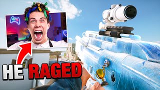 I Made This Toxic Streamer RAGE (with reactions)