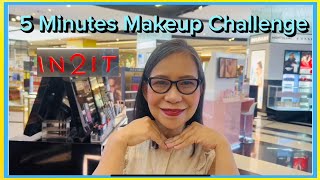 Five (5) Minutes Makeover and Makeup Review of IN2IT Cosmetics