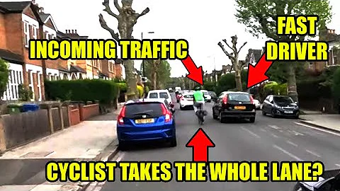 Near Miss Cyclist Vs Driver, Who's At Fault?