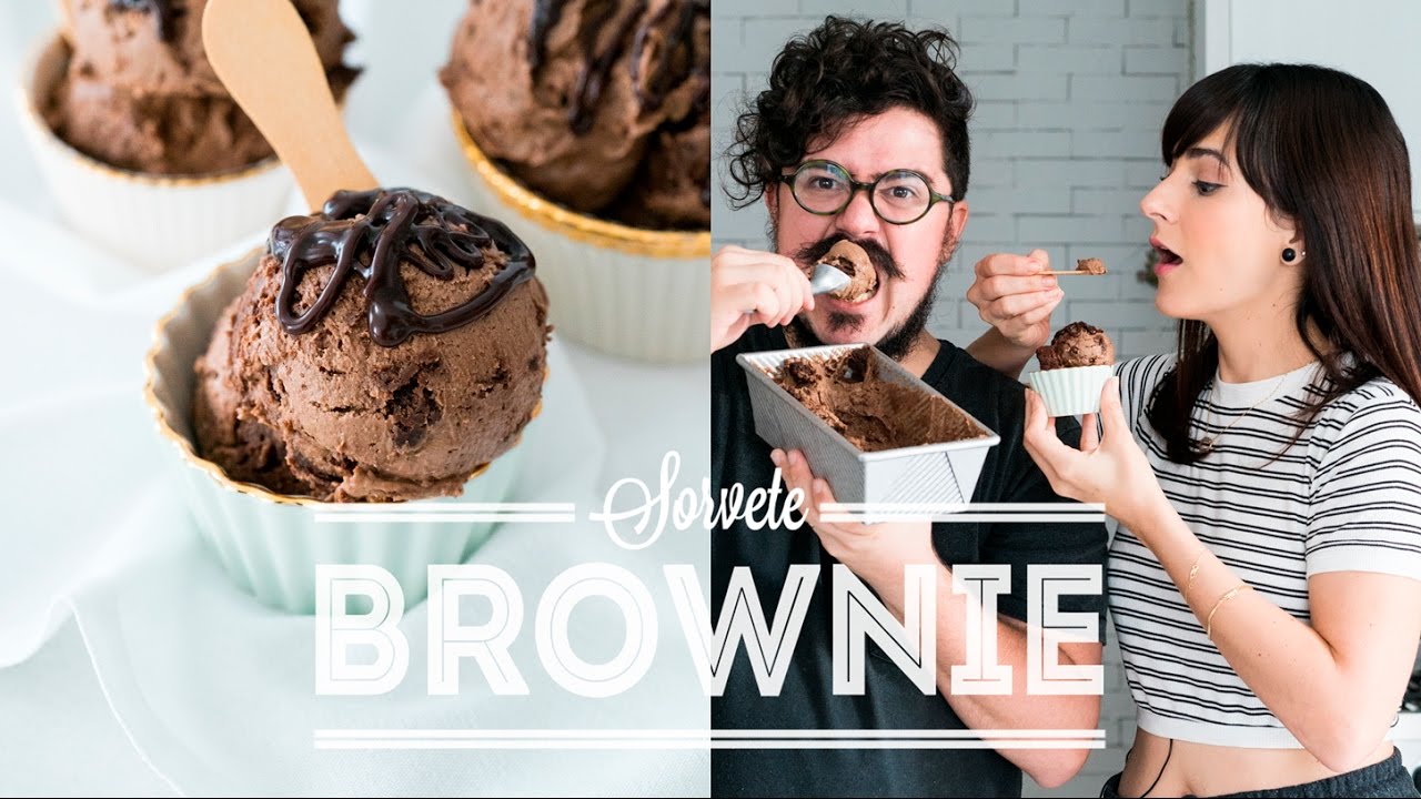 SORVETE DE BROWNIE CHOCOLATUDO BIGODE SOZINHO NA COZINHA DANI NOCE