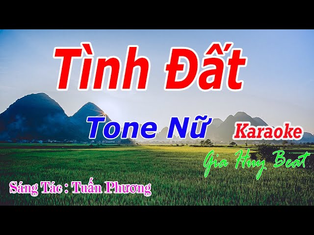 Tình Đất - Karaoke - Thu Hương 