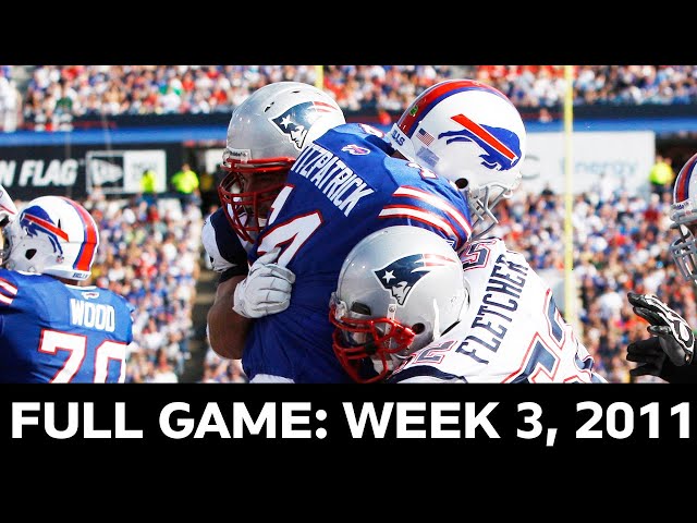 Fitzpatrick's 21-Point Comeback vs. Brady! Bills vs. Patriots Week 3, 2011 Full Game class=