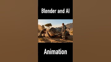 AI Just Changed 3D Animation Forever 🤯 #blender #ai #shorts