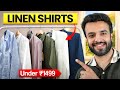 Best Linen Shirts Under ₹1500 For Men (Summer 2026)