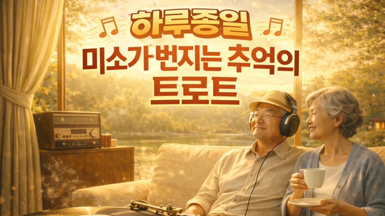 🎵 듣기좋은 트로트 | 미소가 번지는 옛추억 🤠 매일 1시간 젊음의 음악