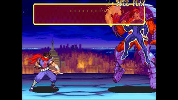 Marvel vs Capcom - Strider Hiryu & Hulk