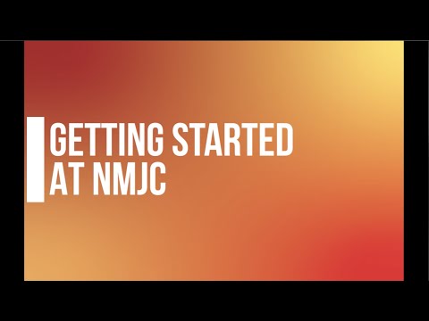 Getting Started at NMJC