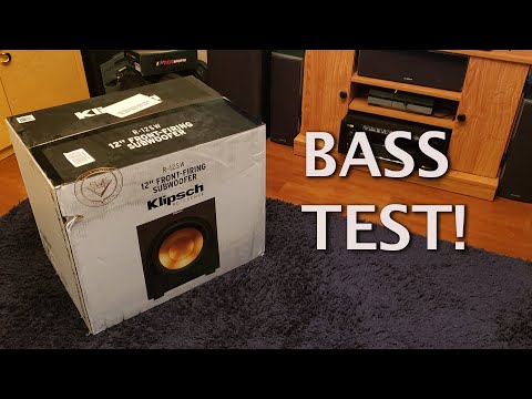 Klipsch R-12SW Review and BASS Test