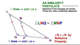 6.4 Using the Angle-Angle Postulate