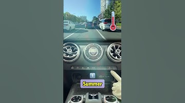 How to use air conditioning when driving in four different weather conditions #car#manual#automobile