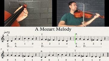 A Mozart Melody (Twinkle - Twinkle Star) - Essential Elements for Strings Violin Book 1 No 40