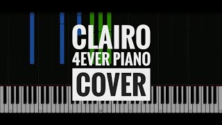 Video thumbnail of "Clairo - 4EVER piano cover | synthesia | instrumental"