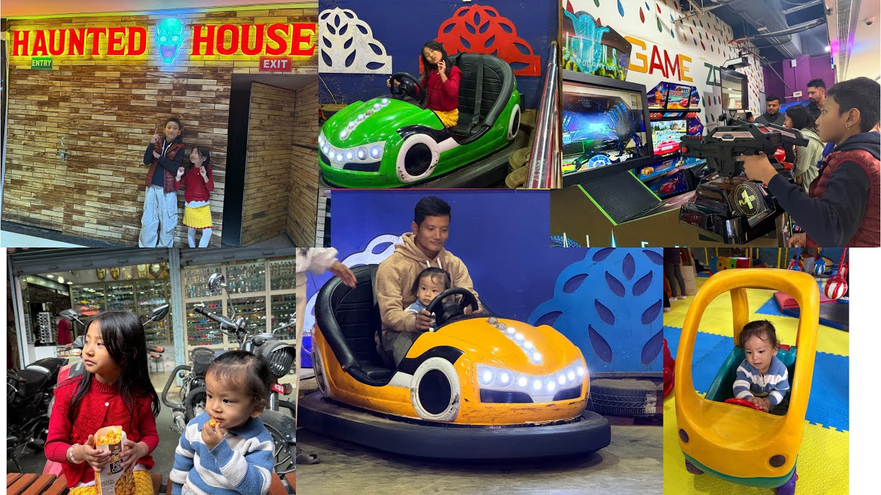 Day out with kids 😍 || cg landmark / puja children park big bazar / 