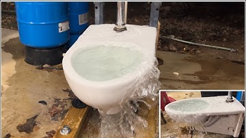 Powerful American Standard Afwall Millennium Toilet Overflow!