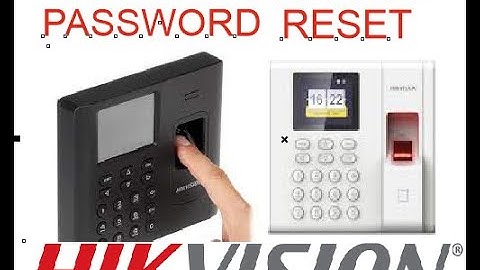 HIKVISION FINGERPRINTHARD RESET |FORGOT PASSWORD | UNLOCK BIOMETRIC HIKVISION | HIKVISION ATTENDANCE