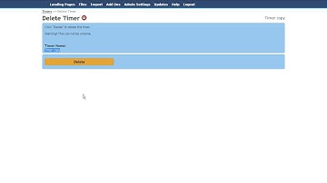 MotionLeads: Help - delete timer