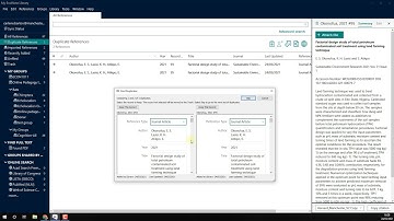 Finding and removing duplicate references in EndNote 20
