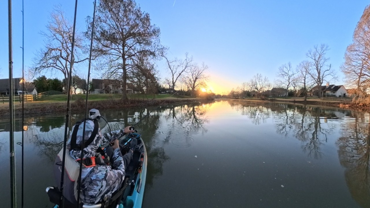 Pistol Squats on a Kayak? // Kayak Creek Fishing Challenge