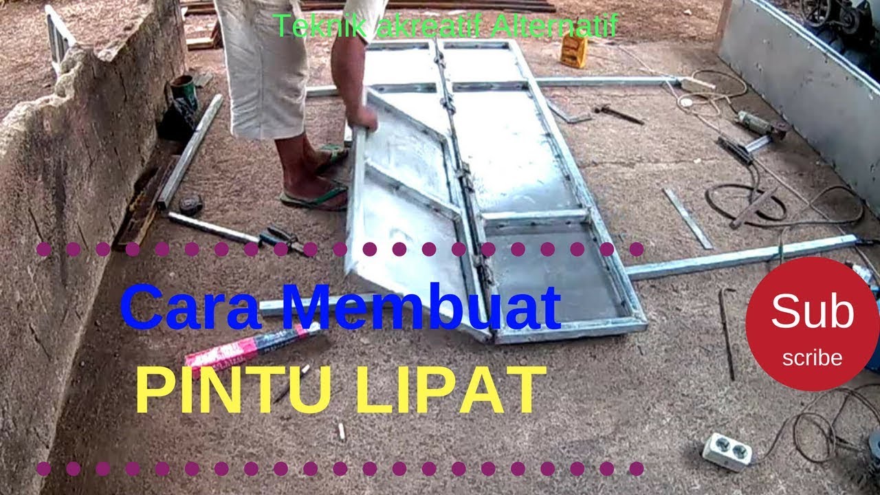 Cara Membuat  Pintu  Lipat  Dari  Baja Ringan Home Desaign