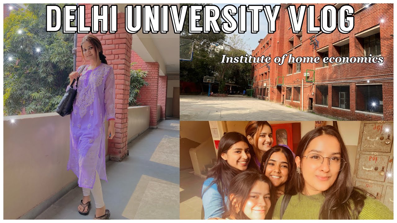 Vlog : a day in the life of a Delhi university student | IHE - YouTube