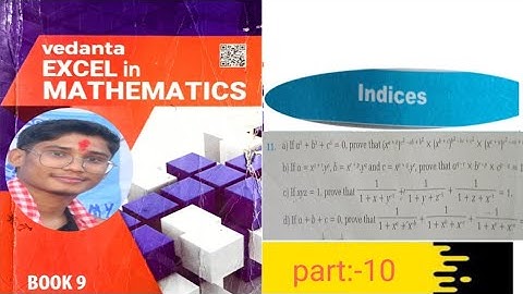 Class 9 Indices || Exercise 11.1 || Qn 11 || ##vedanta #indices #class9 || Nabin Kumar Singh