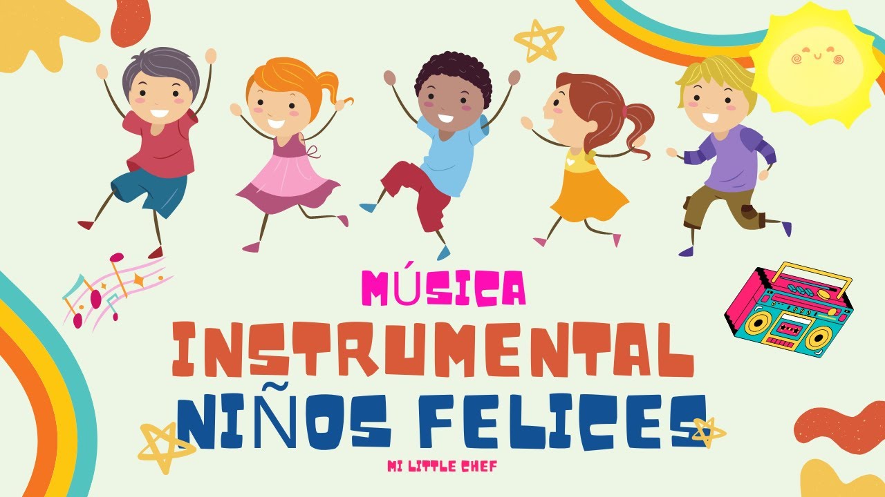 Edición monte Vesubio intercambiar Música instrumental para niños felices - YouTube