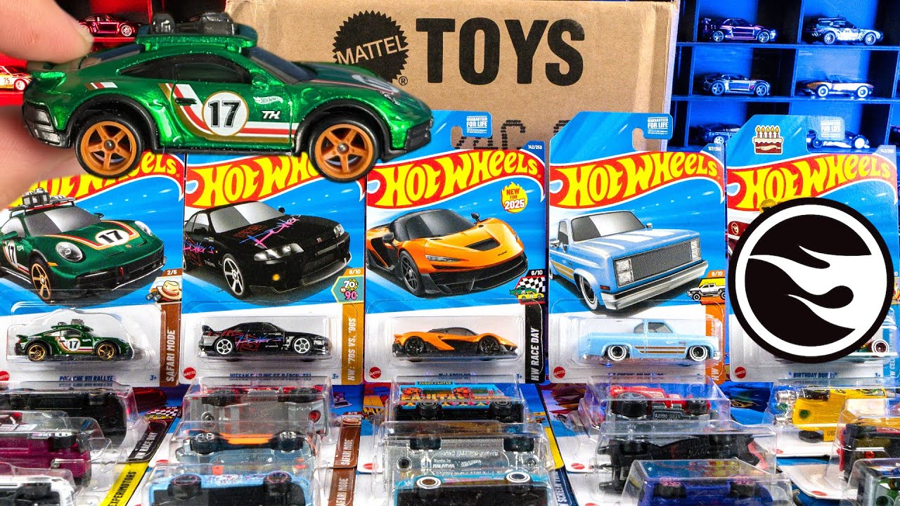 Unboxing 2025 Hot Wheels G Case - Treasure Hunt, Mclaren W1,GTR