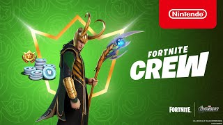 Loki, The God of Mischief, Tricks His Way into the July Fortnite Crew - Nintendo Switch