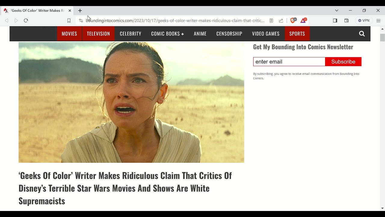 Geeks Of Color Writer Slams Critics Of Disney Star Wars Projects As geeks-of-color-writer-slams-critics-of-disney-star-wars-projects-as