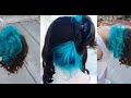 Teal Blue Hair Tutorial (FreddysVibes)