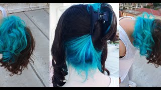 Teal Blue Hair Tutorial (FreddysVibes)