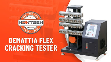 Demattia Flex Cracking Tester - 3 Station - GenFlex - ASTM D813/D430