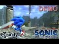 Sonic the hedgehog 2006pc unity  demo gameplay fan project