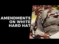 BEST HYDRO DIPPING | AMERICAN AMENDMENTS PRINT ON HARD HAT | BAG R BUCK HYDROGRAPHICS