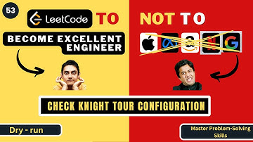 Check Knight Tour Configuration | Dry Run | Leetcode 2596 | Progression90