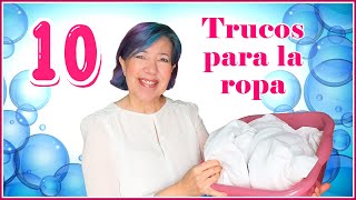 10 TRUCOS  PARA LA ROPA + 1 de REGALO