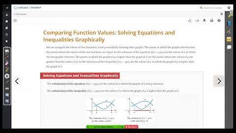 Precal Algebra 2.3: Getting Information From the Graph of a Function