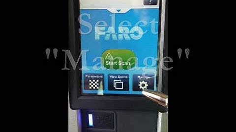 Setting Up a FARO Focus Laser Scanner