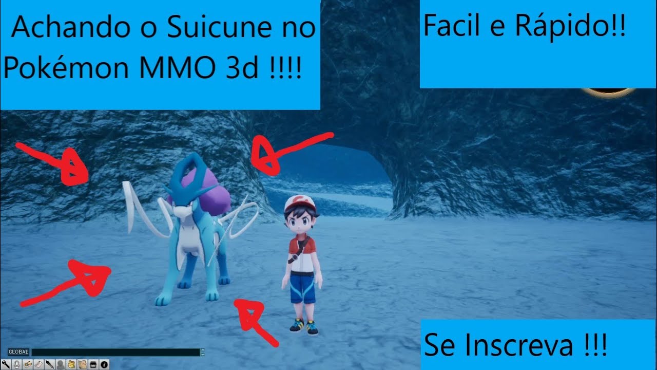 Como achar o Suicune no Pokémon MMO 3d !!! 