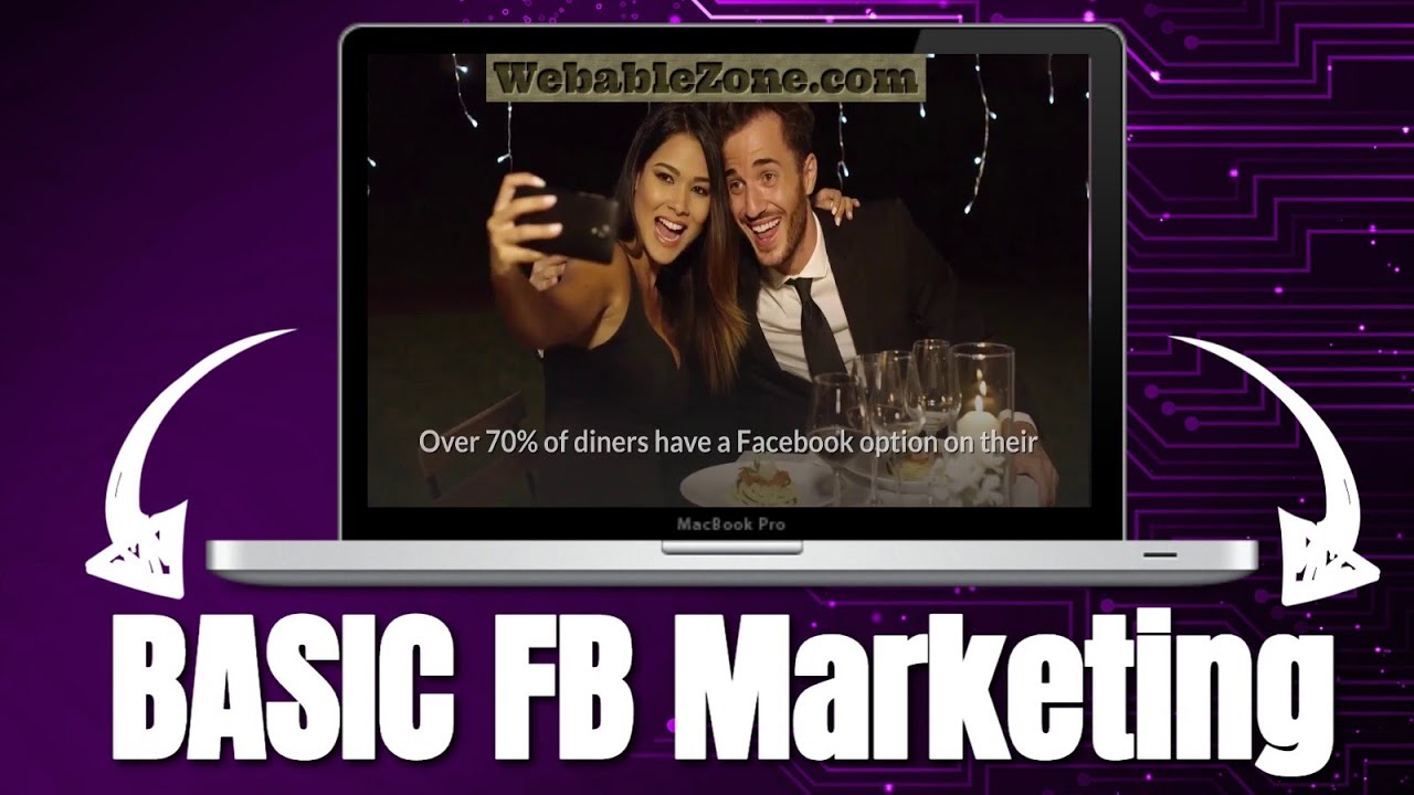 Facebook marketing with the check-in option.