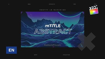 How to use mTitle Abstract plugin inside Final Cut Pro X - MotionVFX
